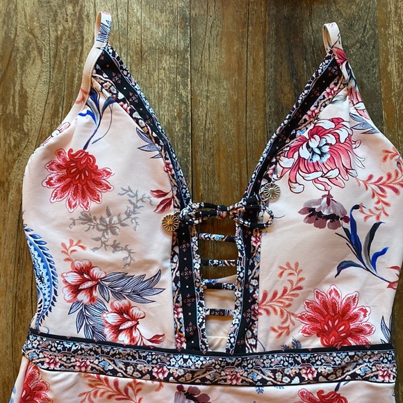 NWOT Anthropologie Seafolly Garden one piece swimsuit - Picture 7 of 15
